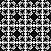 Black and white seamless background. Geometrical Pattern design. Simple and minimal pattern ideal for Wallpaper, Backdrop, shirt printing, fashion, stencil, handmade craft. Vector Illustration.