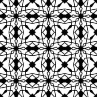 Black and white seamless background. Geometrical Pattern design. Simple and minimal pattern ideal for Wallpaper, Backdrop, shirt printing, fashion, stencil, handmade craft. Vector Illustration.