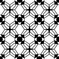 Black and white seamless background. Geometrical Pattern design. Simple and minimal pattern ideal for Wallpaper, Backdrop, shirt printing, fashion, stencil, handmade craft. Vector Illustration.