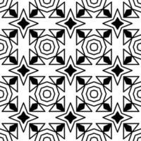 Black and white seamless background. Geometrical Pattern design. Simple and minimal pattern ideal for Wallpaper, Backdrop, shirt printing, fashion, stencil, handmade craft. Vector Illustration.