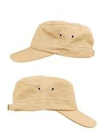 brown cap isolated on a white background photo