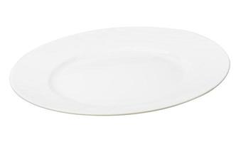 Plate on white photo