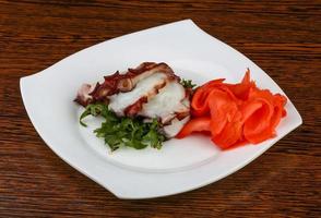 Octopus sashimi dish photo