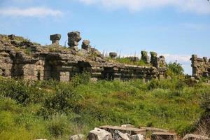 Side ruins view photo