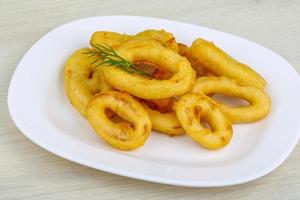 Calamari rings dish photo