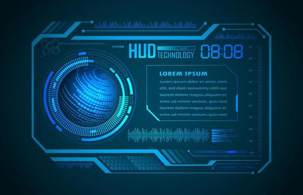 Modern Technology HUD Panel