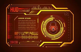 Modern Technology HUD Panel vector