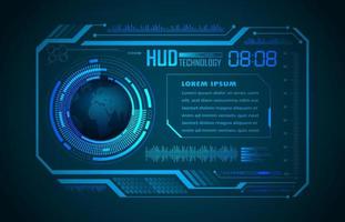 Modern Technology HUD Panel vector