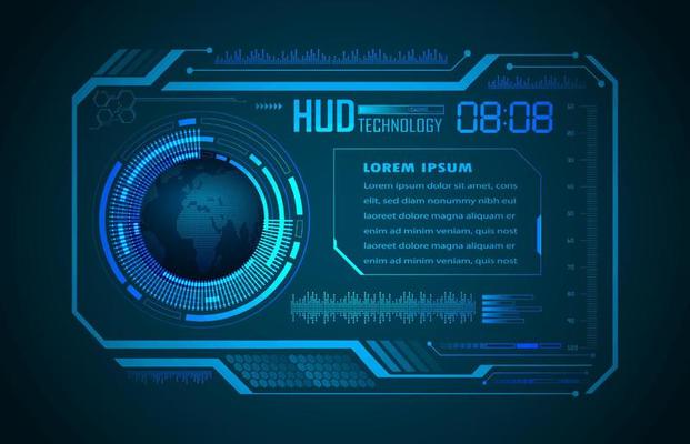 Modern Technology HUD Panel