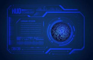 Modern Technology HUD Panel vector