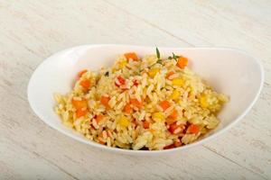 Mexican rice dish photo