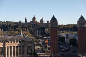 Barcelona, Spain, 2022 -  Venetian towers photo