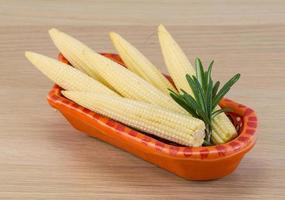 Baby corn dish photo