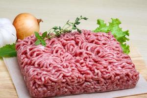 Minced meat dish photo