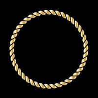 Golden Bracelet Frame vector