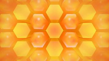 Honey hexagon stick,Abstract background, 3d rendering photo