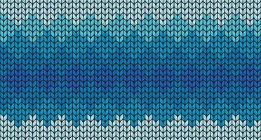 Knitted seamless pattern color seawater. colorful knitted textures. Vector illustration.