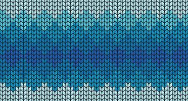 Knitted seamless pattern color seawater. colorful knitted textures. Vector illustration.