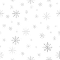 Snowflakes Seamless Pattern, snow crystal, Background Vector Illustration