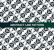 flat ornament line pattern design vector