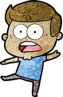 Vector boy character in cartoon style