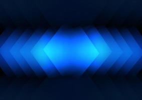 Shiny light blue left and right arrow, triangle abstract background illustration, mirror reflection graphic concept, motion, design for the cover, flyer, poster, web. photo