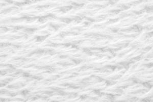 White fluffy fur fabric wool texture background photo