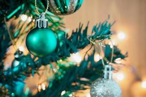 Christmas tree decorations photo