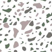 Terrazzo flooring vector seamless pattern