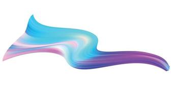 Liquid paint ink shape isolated on white background vector