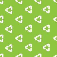 Recycle triangle seamless pattern vector