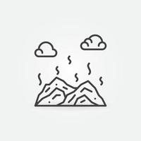 Dump outline icon - Garbage and Pollution vector sign