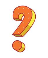 Vector illustration of Question mark