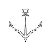 Anchors Illustrations in Art Ink Style vector