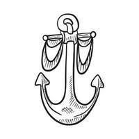 Anchors Illustrations in Art Ink Style vector