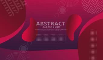 Dynamic style banner design with fluid color gradient elements vector