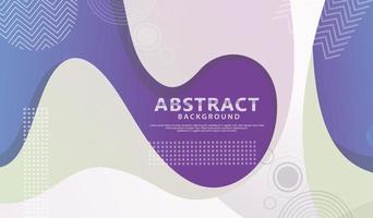 Dynamic style banner design with fluid color gradient elements vector