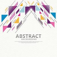 futuristic and dynamic colorful triangle lines composition ornament and texture modern pattern background vector