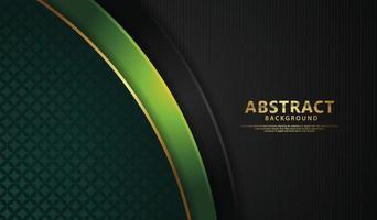 Luxury overlap layers abstract background with lines effect, realistic on textured dark background. vector illustration