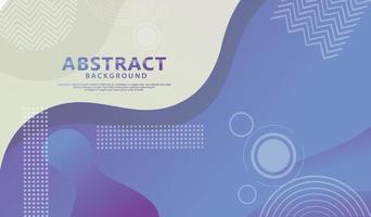 Dynamic style banner design with fluid color gradient elements vector