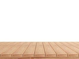 Wood table background with planks photo