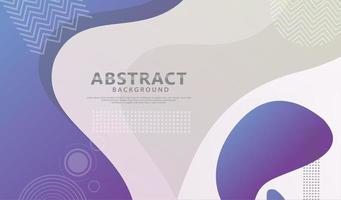 Dynamic style banner design with fluid color gradient elements vector