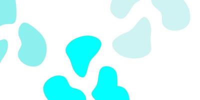 Light blue, green vector pattern with abstract shapes.