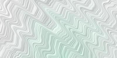 Light Green vector background with curves.