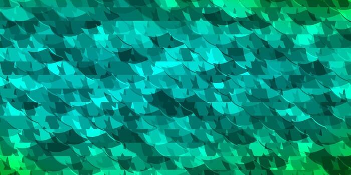 Light Green vector texture with triangular style.