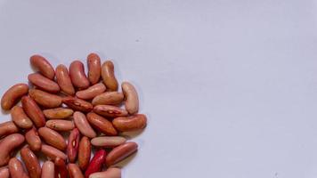 Close up of red beans. red beans background seeds photo