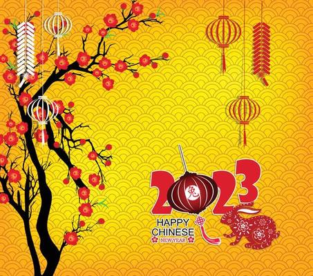 Happy lunar new year 2023, Vietnamese new year, Year of the Cat.