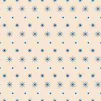 Christmas New Year seamless pattern with stars. vector