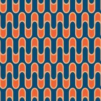 Retro pattern in the style of the 70s and 60s vector