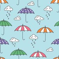 Monsoon Colorful Pattern vector